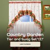 Achim Home Furnishings, 57 Country Garden Swag and Tier Kitchen