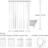 Gaakvrr Shower Curtain Green Forest Redwood Tree Nature Landscape Waterproof