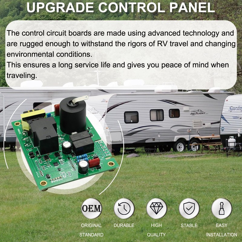 Upgrade 520820 Circuit Board with Fan Control, 12V DC RV