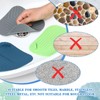 Yinkin 4 Pcs Shower Drain Cover Silicone Tub Stopper Floor
