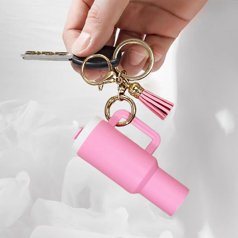 TTPSRY Mini Keyring, Cute Keychain for Mini Cup Fans, Mini