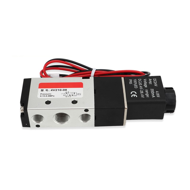 Electric Solenoid Air Valve 4V210 08 5 Way 2 Position