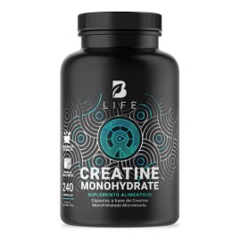 Creatina Monohidratada en Cápsulas | 240 Cáps de Creatina para Desempeño y Recuperación Muscular | Alta Pureza y Fácil de Tomar | Creatine Monohydrate