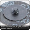 Hiqalty 100Pcs 2" inch Sanding Disc Roll Lock R-Type Sandpaper