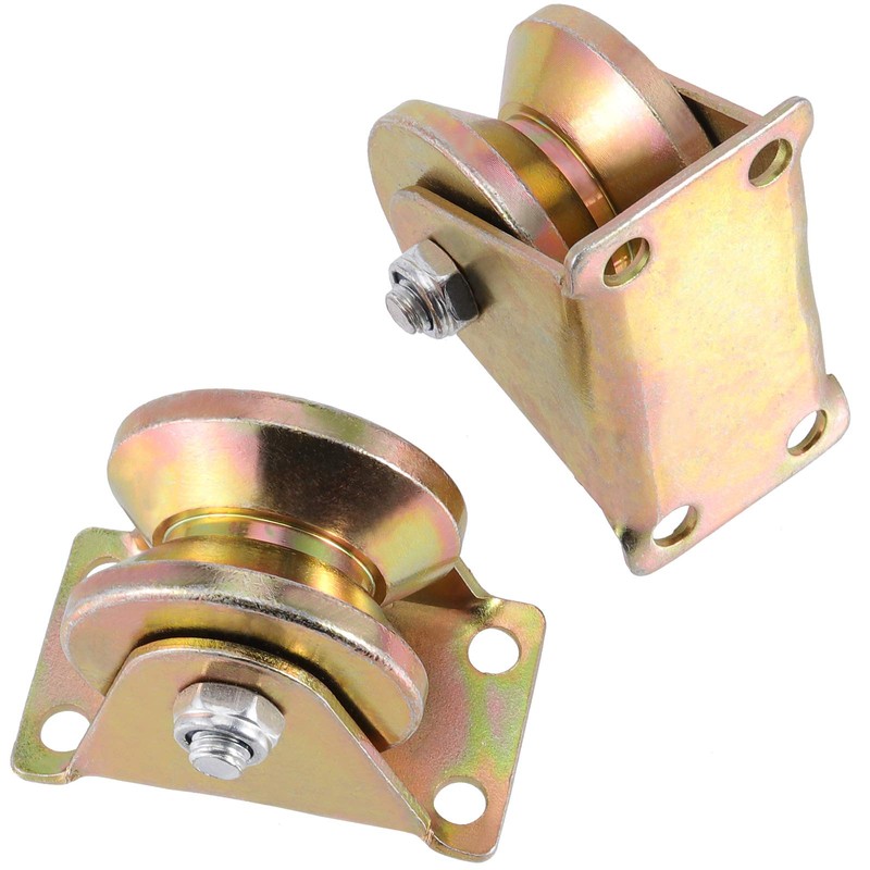 ZEONHAK 8 PCS 2 Inch V Groove Wheel, 1045 Steel