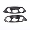 CHEAYAR Soft Real Carbon Fiber Car Seat Adjustment Switch Trim