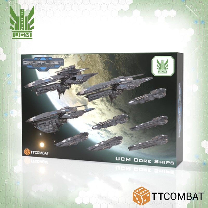 Dropfleet Commander TTCombat UCM Core Ships TTDFX-UCM-020