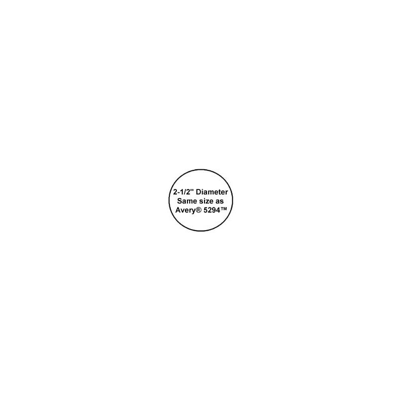 240 Label Outfitters Gold Foil Laser Only Labels, 2-1/2 inch
