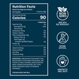 John Wm. Macy - Dijon Swiss CheeseSticks - Hand Crafted, Non GMO, and Nothing Artificial - Made with Real Cheese - 4 oz. Cartons - 3 Pack