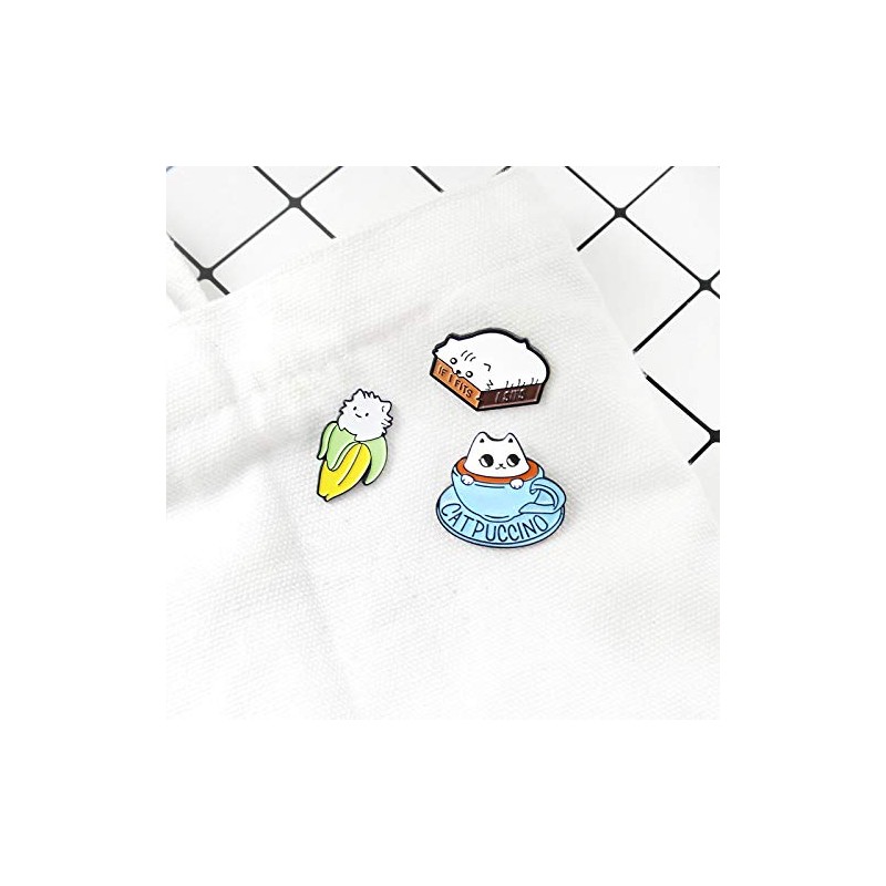 Flairs - Broche de solapa esmaltado con temática de animales