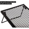 Durable 17"x12.2" Folding Campfire Grill – Ideal for Outdoor Cooking