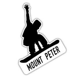 Mount Peter New York Ski Adventures Souvenir 2 Inch Fridge Magnet Board Design