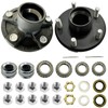 Menmseun 2 Sets Trailer Hub Kit 5 Bolt4.5",Trailer Axle Kit