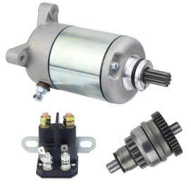 Soarider Starter Bendix&Relay For Polaris Trail Boss 330 2005 2006 3084981 18645 ATV