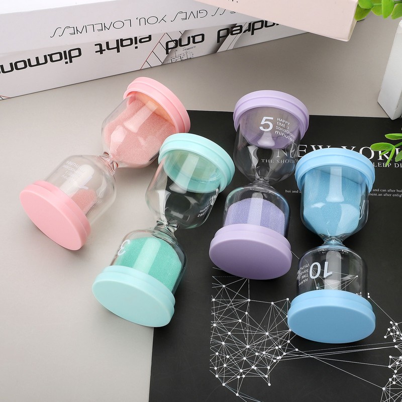 Hourglass Sand Timers Set Small Portable High Accuracy for Classroom