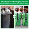 Trash Can Locks for Animals，One Claw Heavy-Duty Adjustable Bungee Straps
