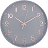 HZDHCLH Radio-Controlled Clock 30 cm Large Dial Wall Clock Silent