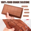 2 PCS Deep Chocolate Bar Molds, 1 Inch Silicone Dubai