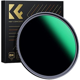 K&F Concept 72mm ND1000 Filters, Solid Neutral Density Lens Filter HD Optical Glass Grey ND with Multi-Resistant Coating (Nano-X Series)