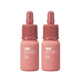Peripera 페리페라 립틴트 은은 잉크 더 벨벳 26 누디플로우 X2 Peripera Lip Tint Shiny Ink The Velvet 26 Nudie Flow X2