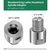 HAowosi Lathe Headstock Spindle Adapter,Converts FT 3/4" x 16 to