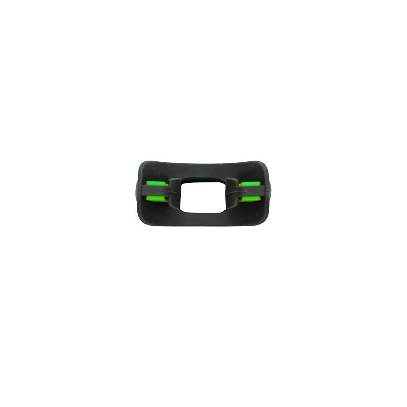 Scuba Choice Ultra Black Silicone Mouthpiece with Regulator Tie -