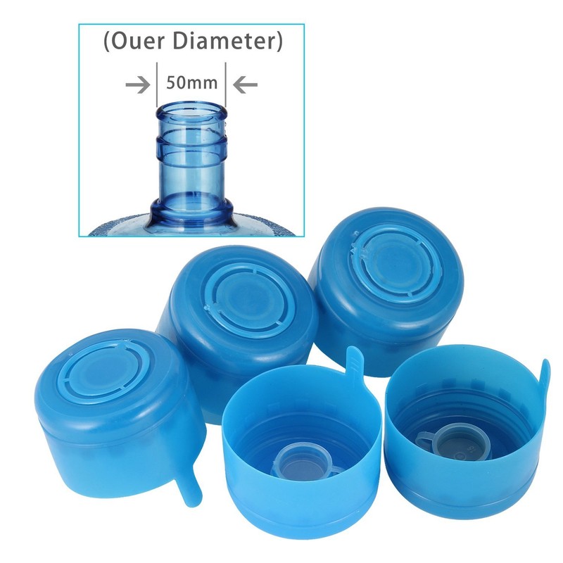 WINBOB 5PCS 55mm 3 and 5 Gallon Non-Spill Caps,Replacement Water