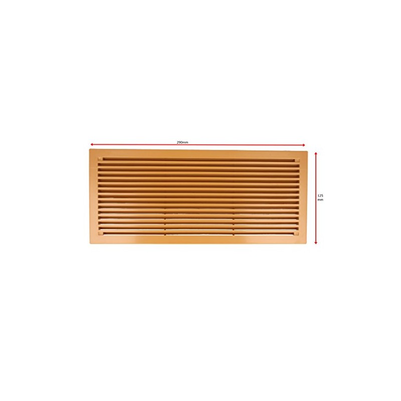Ventilation Grille Door Ventilation Plastic 290 mm x 125 mm