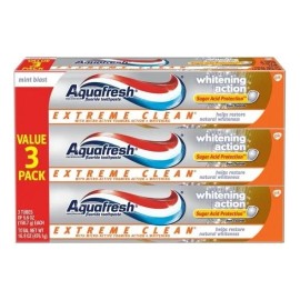 Aquafresh Whitening Action Pasta 3 Pack De 165 Gr C/u