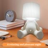 CEWROM Bedside Lamp with Touch Control, Funny LED Table Lamp,