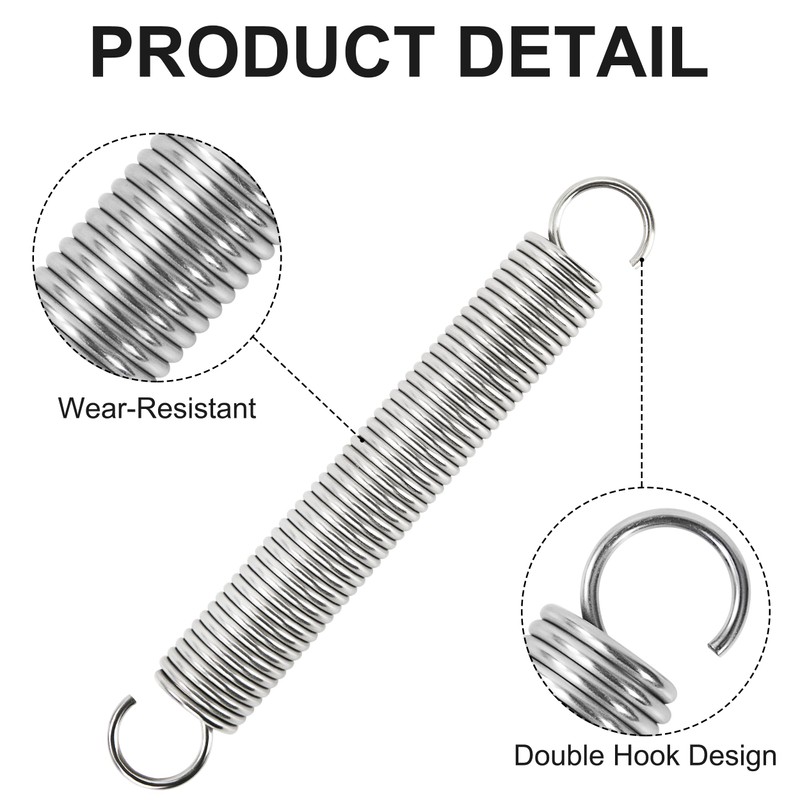 GUNGY Tension Springs with Hooks Stainless Steel Tension Spring Tension