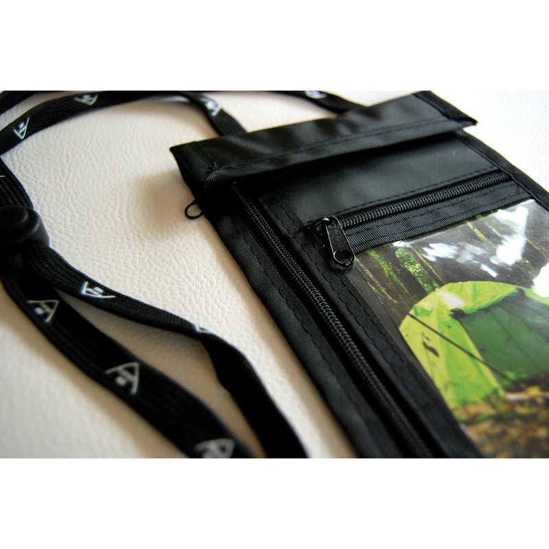 everest1953 Shoulder Bag Chest Safe Breast Pocket Zip Black Outdoor