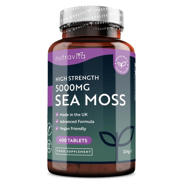 Nutravita 5000mg Sea Moss Tablets - 400 Irish Sea Moss