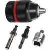 Shallho 4 Piece Keyless Hand Drill Chuck, 1.5 mm -