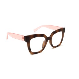 HGIOOIGH Oprah Style Trendy Reading Glasses for Women Blue Light Blocking Computer Square Readers +1.0