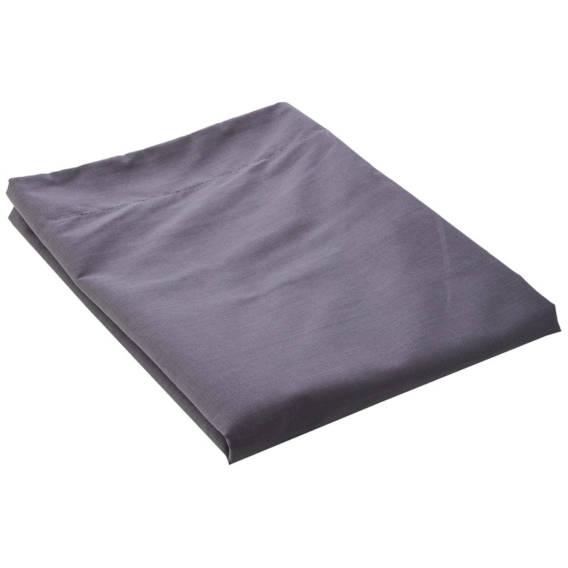 Helena Springfield Plain Dye Percale 50/50 Oxford Pillow Case, Charcoal,