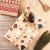 Christmas Kraft Wrapping Paper, Thicken Recycled Gift Wrapping Paper, 20x28