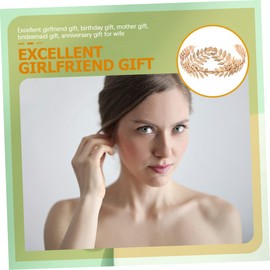 FOMIYES Leaf Headband Crown Wedding Tiara Hair Decorations Elegant Headpiece for Bride Wedding Accessory