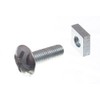 Roofing Bolt Phillips Head 6 mm M6 x 20 mm Length BZP with Space Nuts Pack of 4