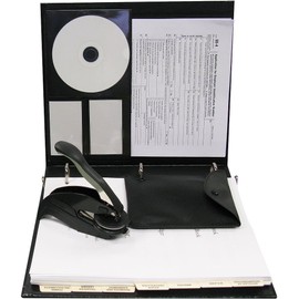 Corpkit Customized Corporate Kit with Printed Minutes & Bylaws/Operating Agreement, Binder, Slipcase, Corporate Seal, Certificates with Stubs (Black with Silver, LLC)