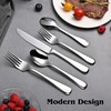KINGSTONE 30 Pieces Silverware Set for 6, Premium Stainless Steel