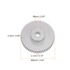 sourcing map Steps Spur Gear 6 mm Inner Hole Gear