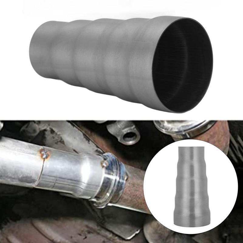 Universal Exhaust Pipe Adapter 50mm-70mm 6 Stage Reducing Adapter Connecting