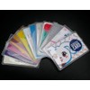 Card Case, Set of 20, Horizontal Insert, Transparent, Thin, Lightweight,