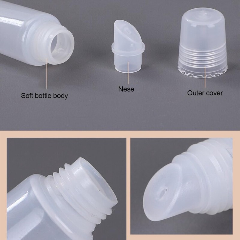 Empty Lip Gloss Tubes Empty 15ml Clear Lip Balm Containers