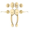 Haidms Gold Front Door Lock Set - Heavy Duty Double