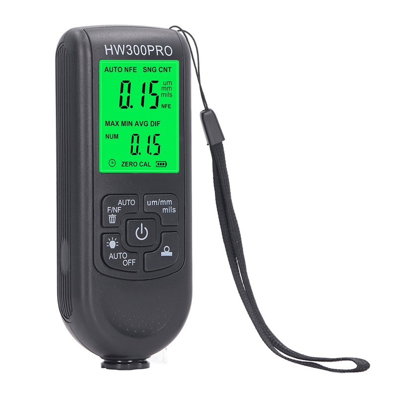 Coating Thickness Gauge High Accuracy Paint Depth Gauge Meter Antislip