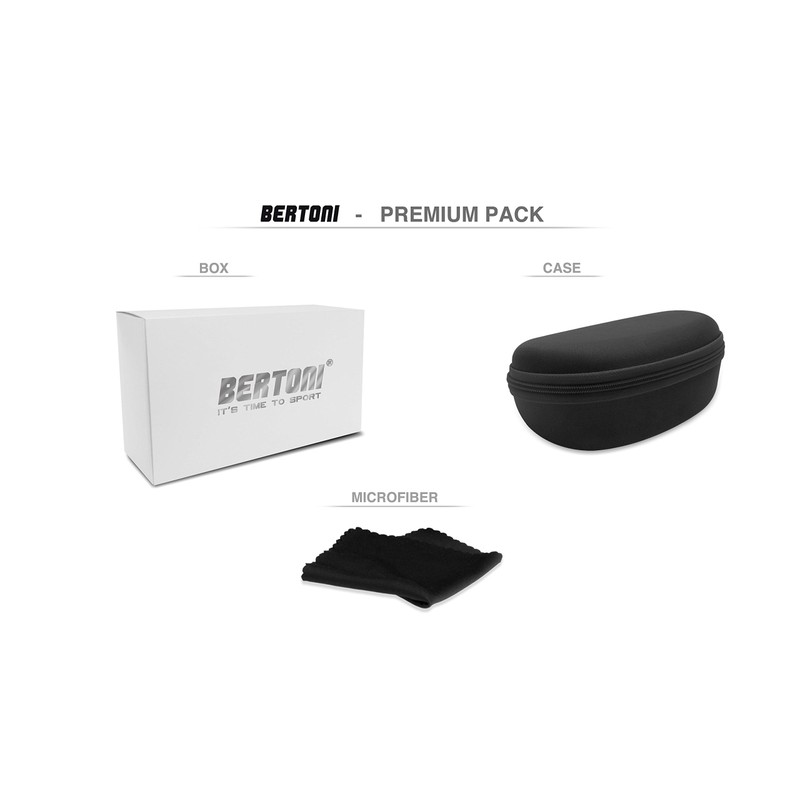BERTONI Glacier Polarized Sunglasses for Mountain Hiking Trekking Ski mod