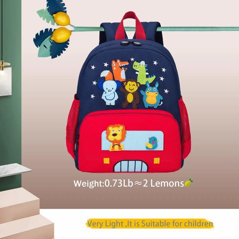 Willikiva Linda 3d Zoo Mochila Kids Para Niños Y Niñas