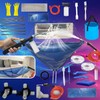 kikepilm Mini Split Cleaning Bag Kit with Double Hose Drain,